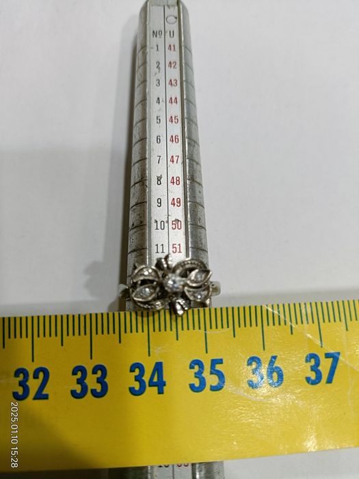 Vind inel din aur 18kt cu diamante