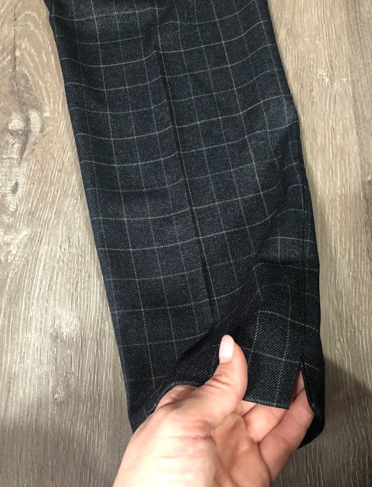 Pantaloni noi Zara mărime M pantaloni cu carouri pantaloni dungi Zara