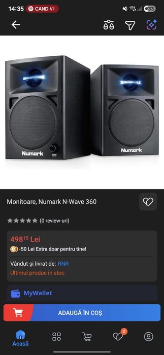 Boxe Numark N-Wave 360