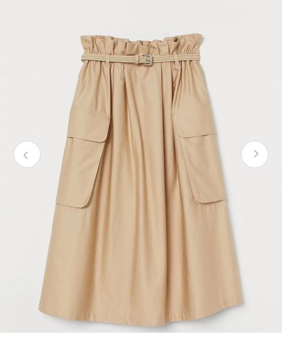 Рокля плетиво - бордо, С/М размер и бежова пола H&M, M размер