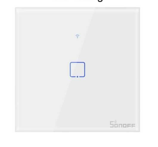 Sonoff T0EU1C единичен ключ за осветление с WiFi/сензорно управление