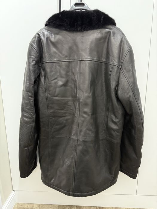 Дубленка с норковым воротником