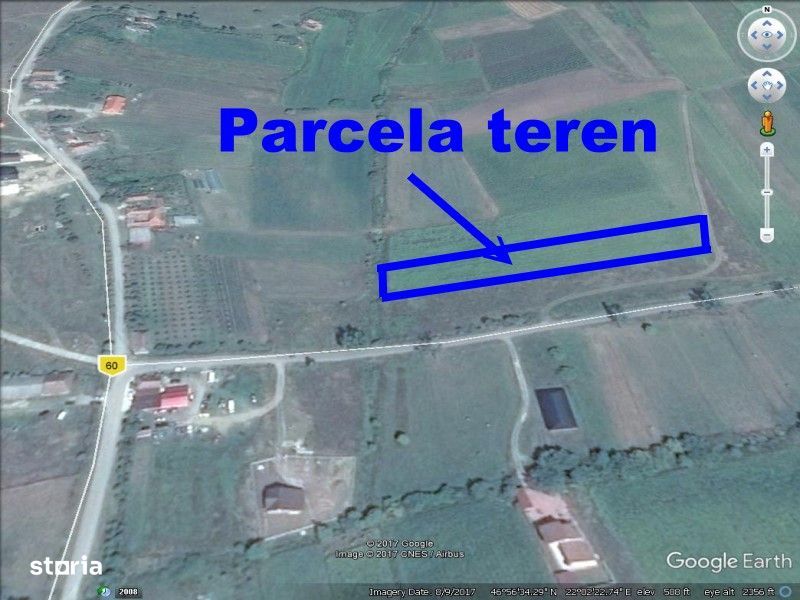 Teren de vanzare 2 900 mp sau 2 165mp pt casa de vacanta