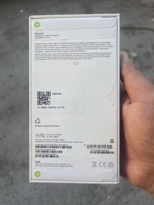 Iphone 13 128 GB Midnight новый каробка