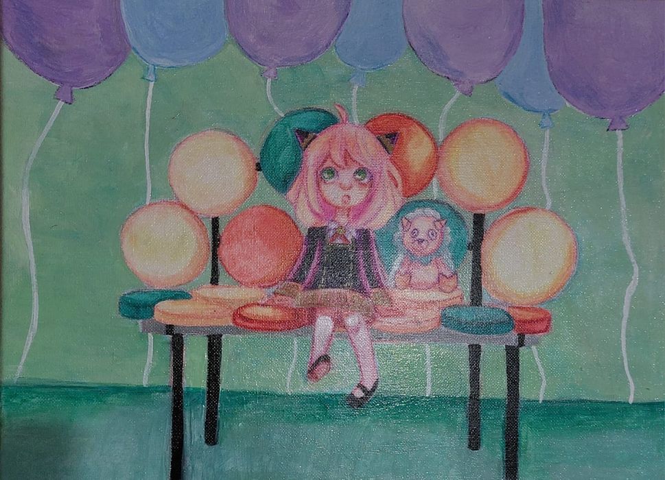 Картина А3 ручной работы