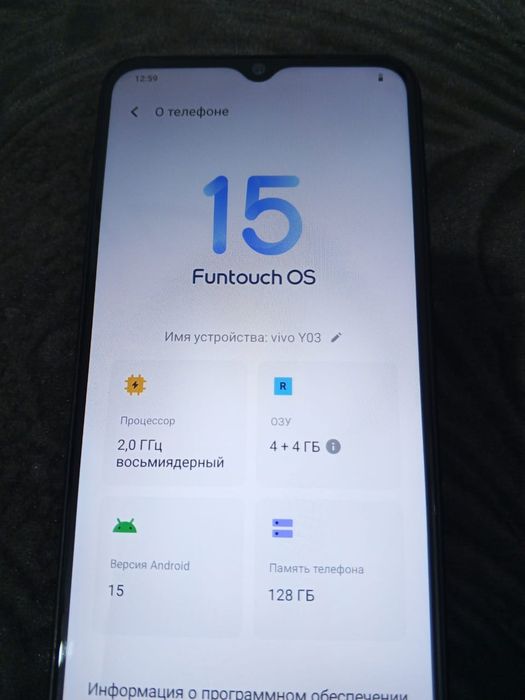 Продам телефон vivo y 03