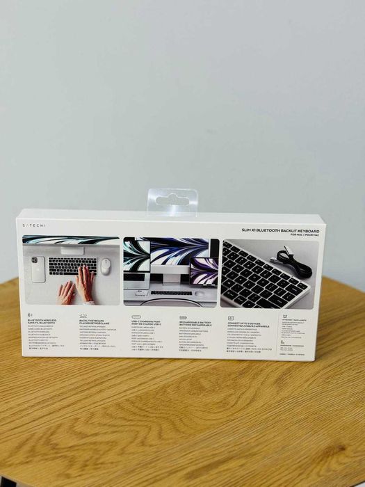 Tastatura Wireless pentru Mac SATECHI Slim X1, USB-C, Bluetooth - Nou