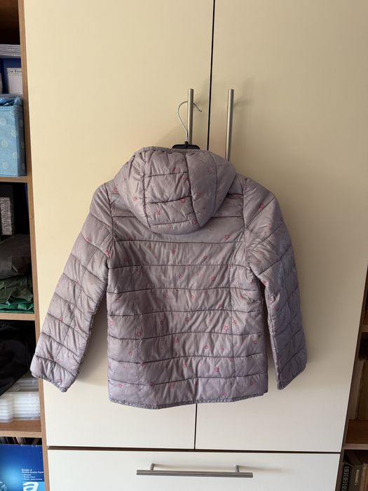 Преходно детско яке за момичета 7-8 y.o. 128 см