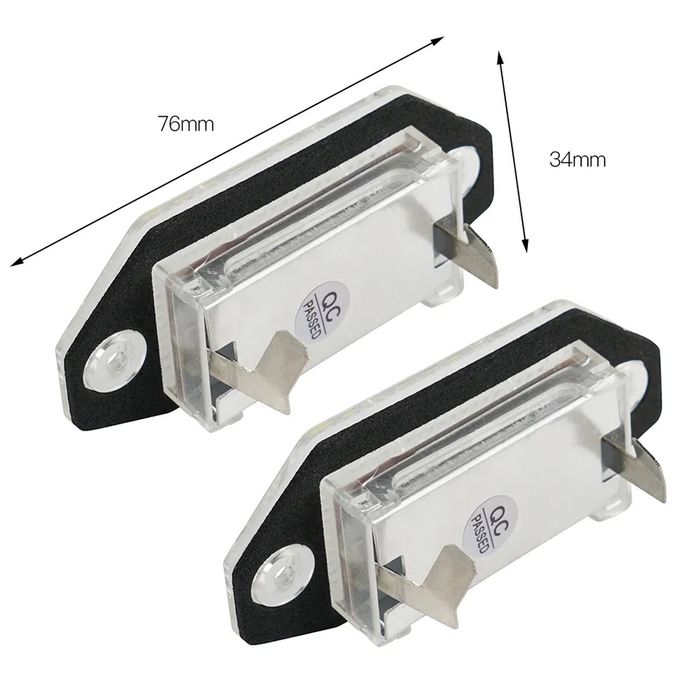 Set becuri lampi led numar inmatriculare Ford Focus MK2 C-Max