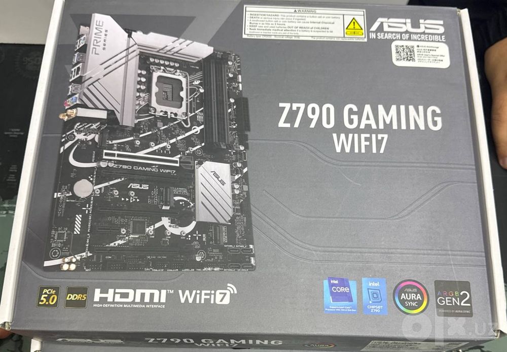 Материнская плата Asus Z790 Gaming WIFI7, DDR5, Wi-Fi 7