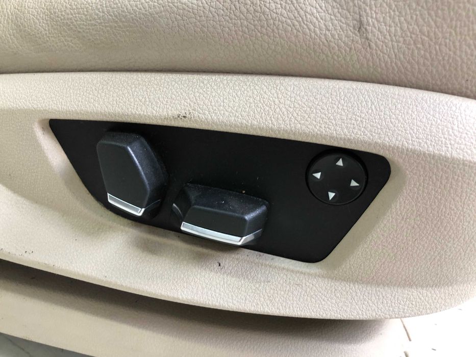Scaune interior piele crem electric cu incalzire BMW seria 7 F01
