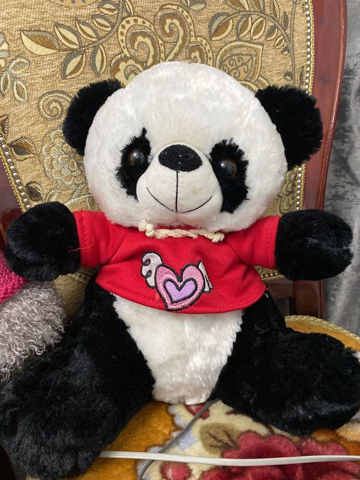 Мишка плюшевый белый