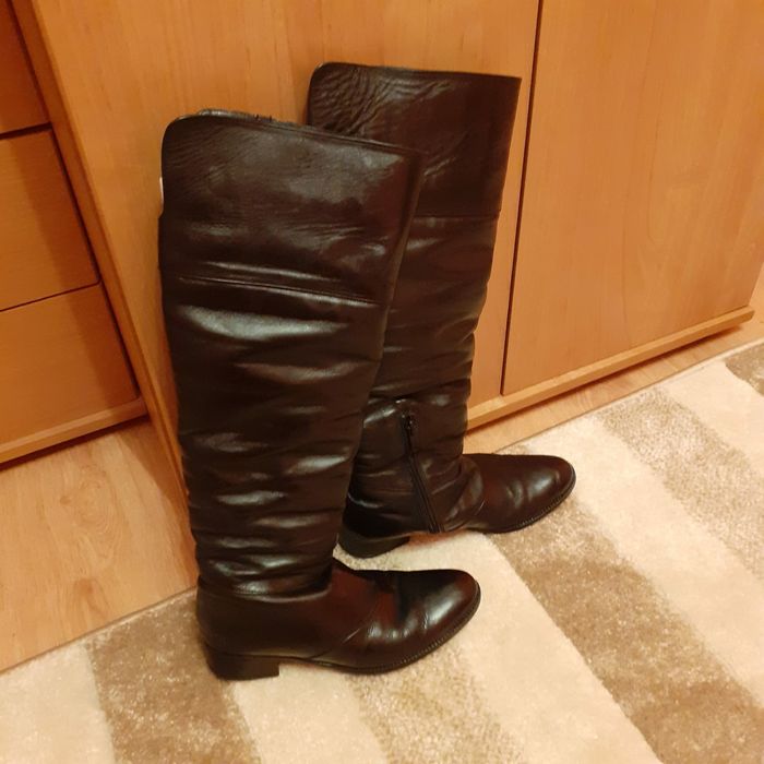 Cizme piele naturală românească mr 35