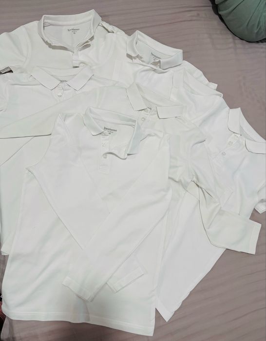 Set 4 tricouri plus 3 bluze polo scoala