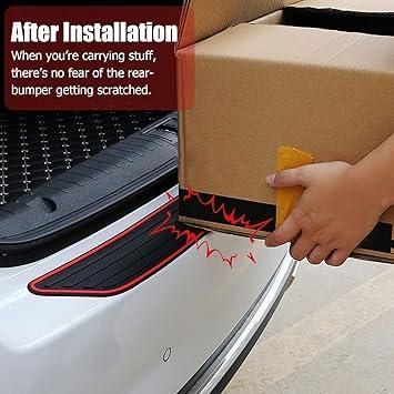 Лайсна Протектор гумен за багажник 90 x 7cm с червен кант №3054