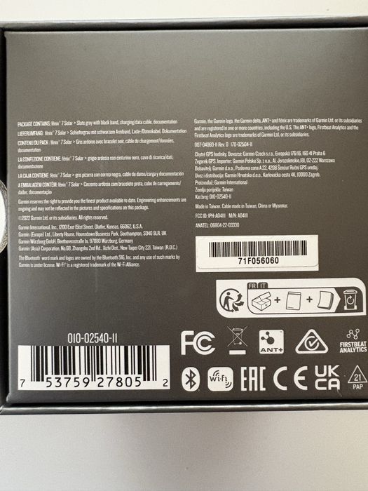 Garmin Fenix 7 solar