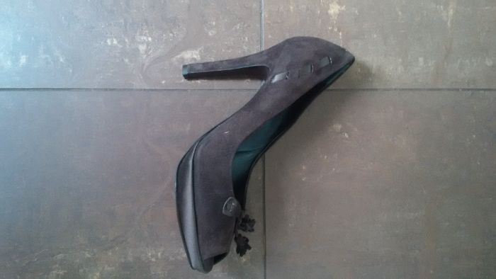 pantofi open toe,noi,MARTIN CLAY,39,piele total,made in italy