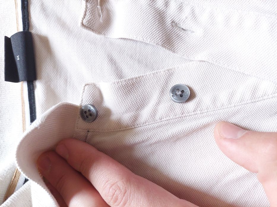 Бежова поло тениска Hugo Boss