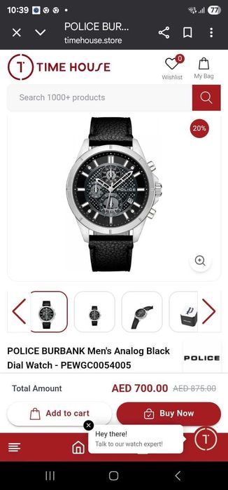Police Chronograph ceas stare perfecta