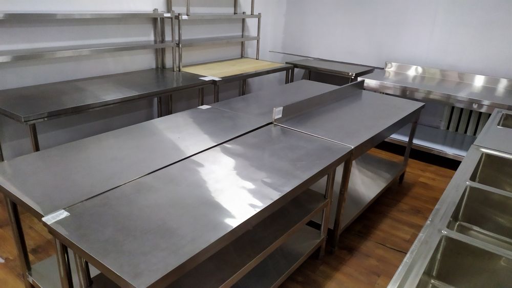 Стол разделочный Мойки стеллажи Нержавейка Астана