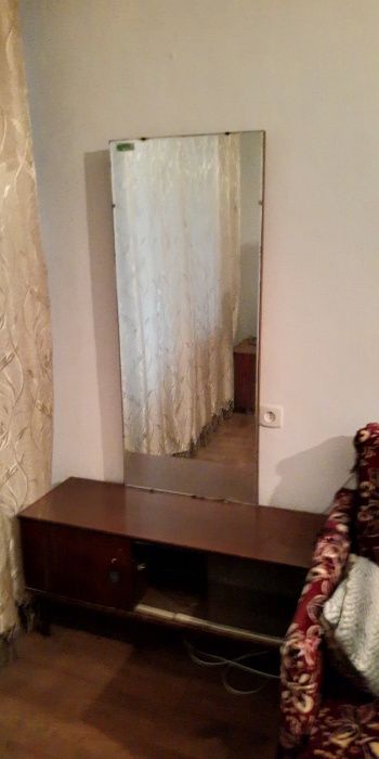 Ретро-Трюмо советское красного дерева