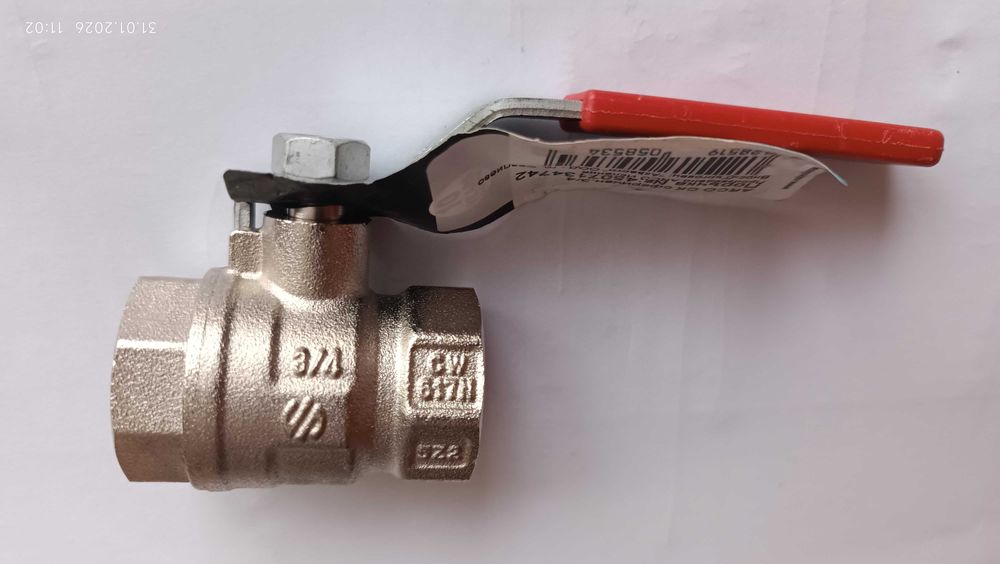 Сферичен кран и спирателен вентил 3/4