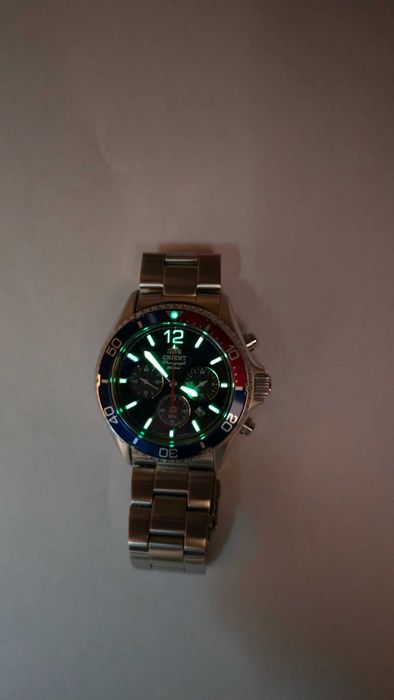 Vand Ceas Orient  Mako Sports Chronograph Solar stare ff buna cumparat emag-04-07-2024