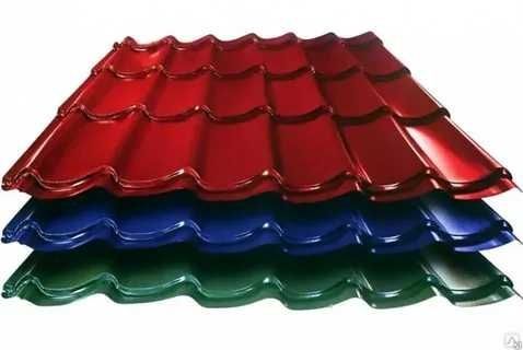 Металлочерепица с выездом для замеров.