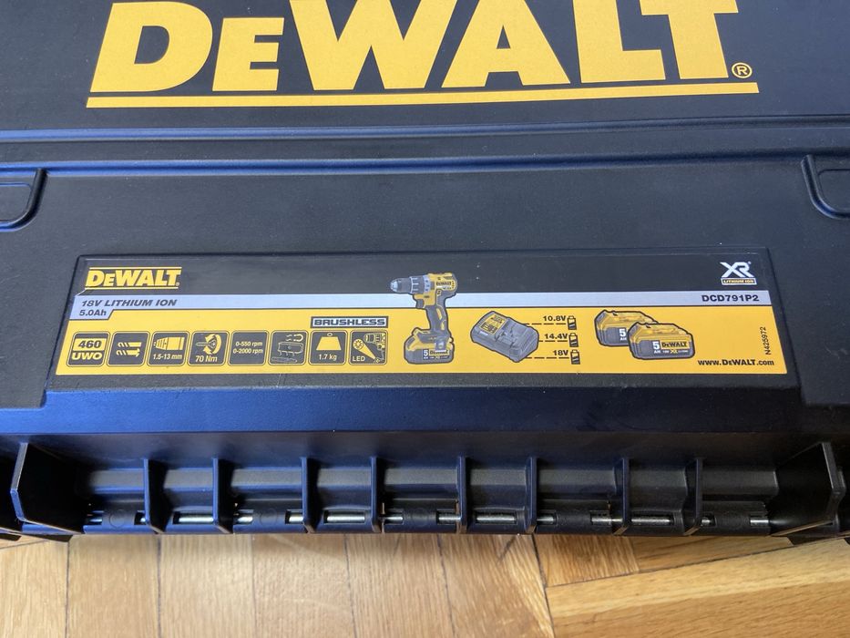 TSTACK-Valiza/Geanta dedicata, pentru-DCD791 (sau similare: DCD795/DCD796), NOUA, originala-DeWALT.