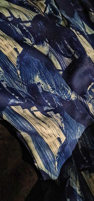 Блуза H&M синьо-бяла