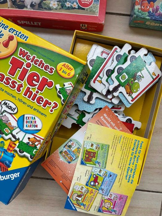 Голям лот от 8 броя детски настолни игри