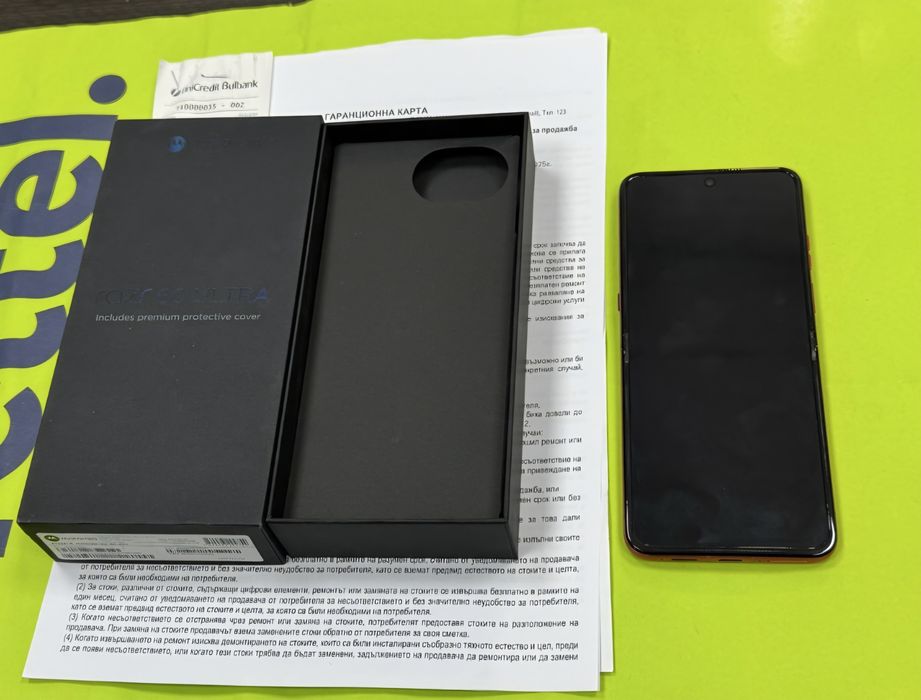 512GB Motorola Razr 60 Ultra Yettel Гаранция 2029г. Pink / Розов