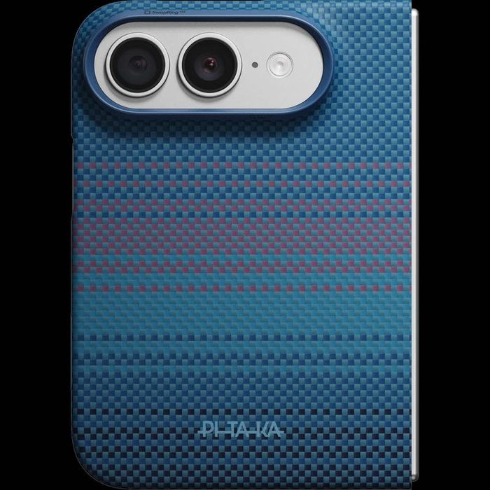 Карбонов Калъф с MagSafe Pitaka Edge Case Over the Horizon 2.0 за iPhone Duo – Moonrise