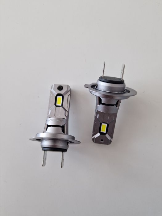 Set Becuri Led H7 6500k NovSight N64 1:1 CanBus 60w 12000 Lm/set