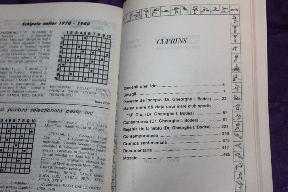 Almanah aniversar ilustrat 1919-1994 U Universitatea Cluj  75 Dinamo