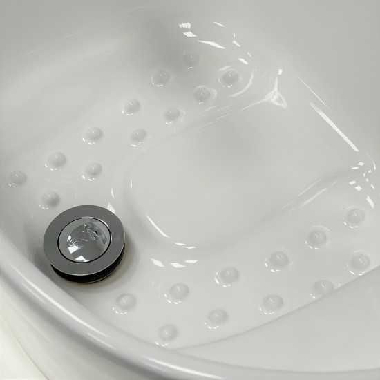 Вана за педикюр Isla- бяла/черна