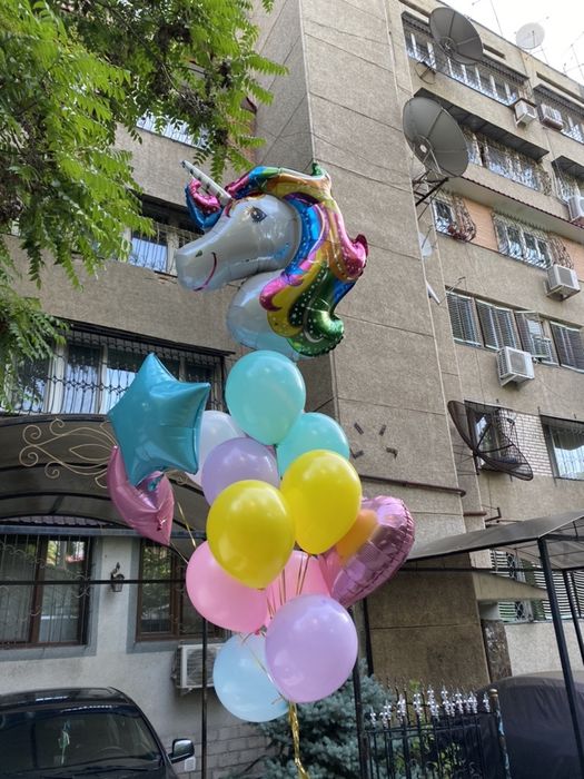 Гелиевые шары по 12.000. Воздушные шары. Надписи. Оформление шарами