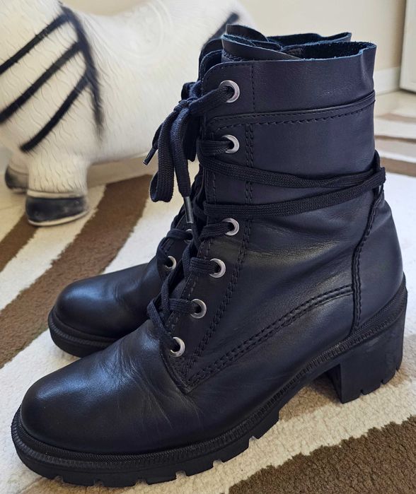 Дамски кожени боти Gianni (40 рр) и Gabor (7 1/2) - отлични!