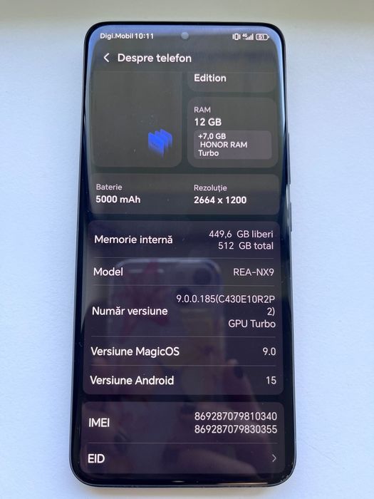 Vand Honor 90 ca NOU! Acte, Garanție, husa.
