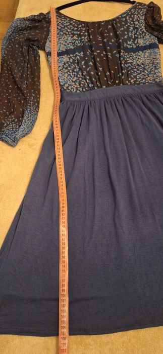 Рокля Roberto Cavali, Class, М размер, синьо/кафяво