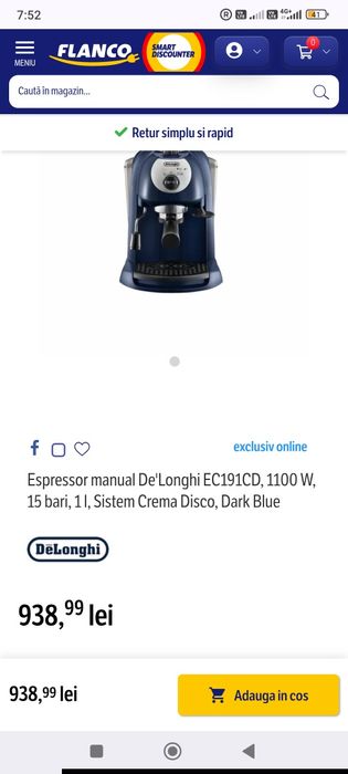 Espressor DeLonghi