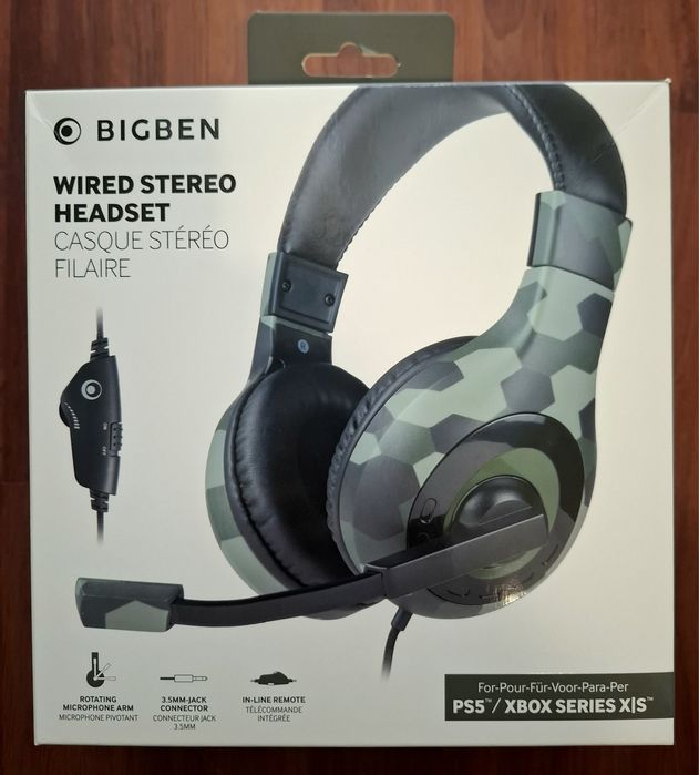 НОВИ Геймърски слушалки Nacon Bigben Stereo Headset (PS5 / Xbox / PC)