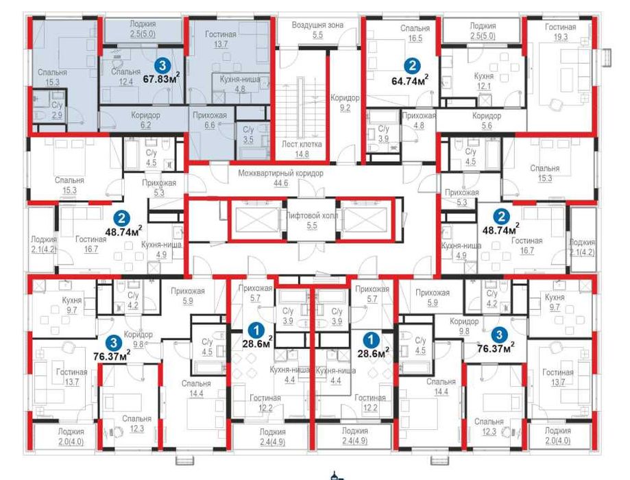 Бектемирский р-н !! ЖК Yangi Baxt !! От 843у.е. за кв. м. (LY)