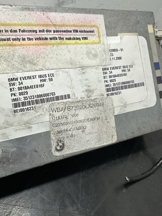 Modul bluetooth BMW X5 E53 Seria 5 E60 E61 | 9129850