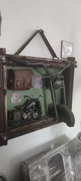 Tablou handmade lemn, tehnica mixta