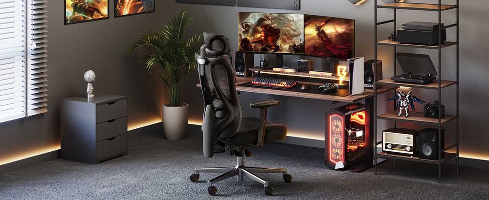 НОВ - Hbada P3 Ergonomic Office Chair – Офис стол с 2D лумбална опора, регулируем подглавник и подлакътници