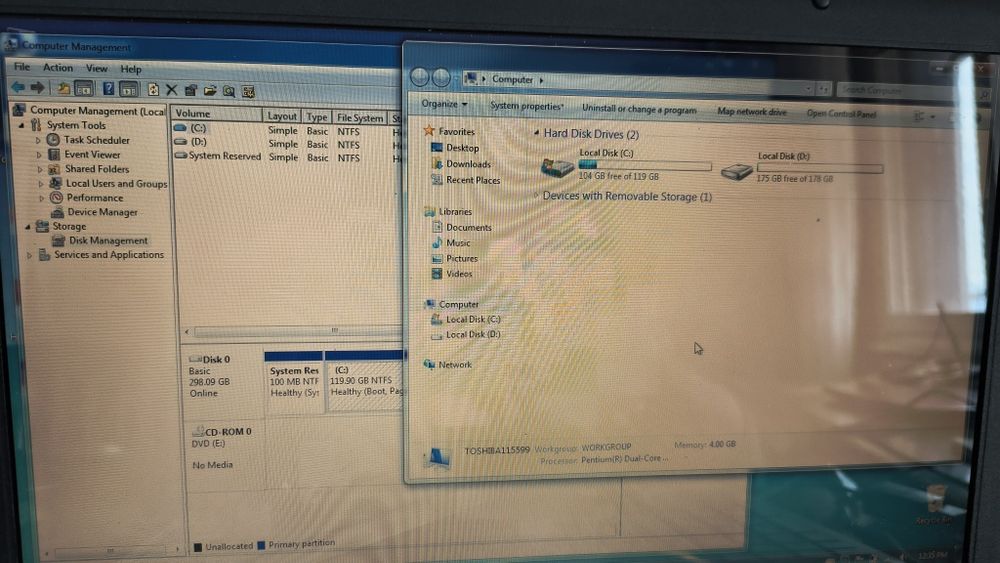 Laptop Toshiba Лаптоп Тошиба