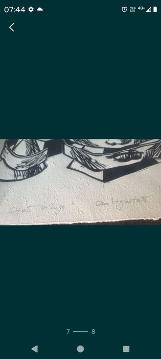 Tablou grafica Mihail Mănescu