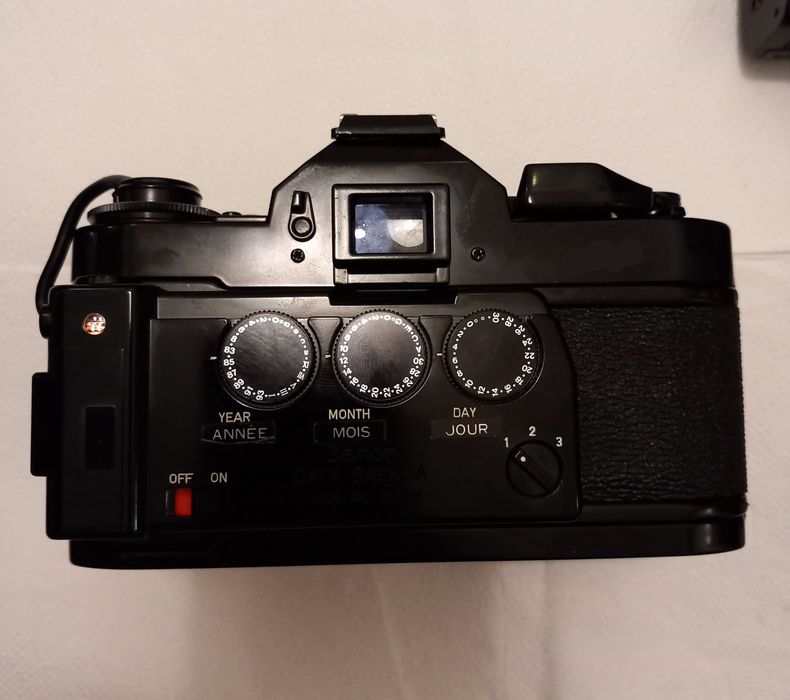 Rezervat_Aparat foto film Canon A1 + obiectiv Canon FD 50mm f/1.8