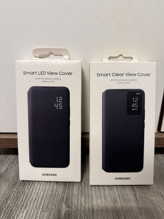Husa flip activa originala Samsung Smart LED/Clear View Cover S22 Plus